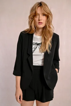 Blazer à manches 3/4