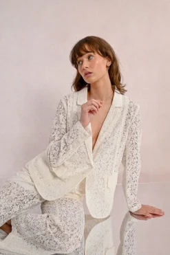 Blazer en dentelle