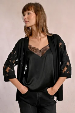 Cardigan brodé