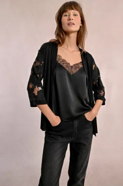 Cardigan brodé