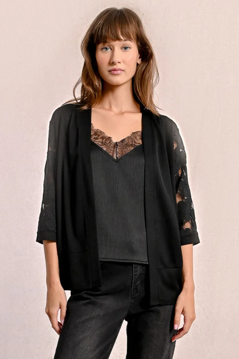 Cardigan brodé