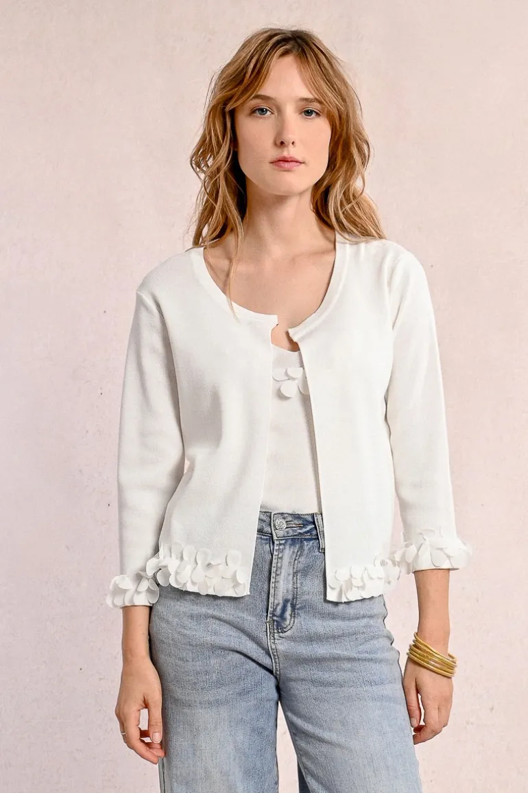 Cardigan ouvert et fantaisie