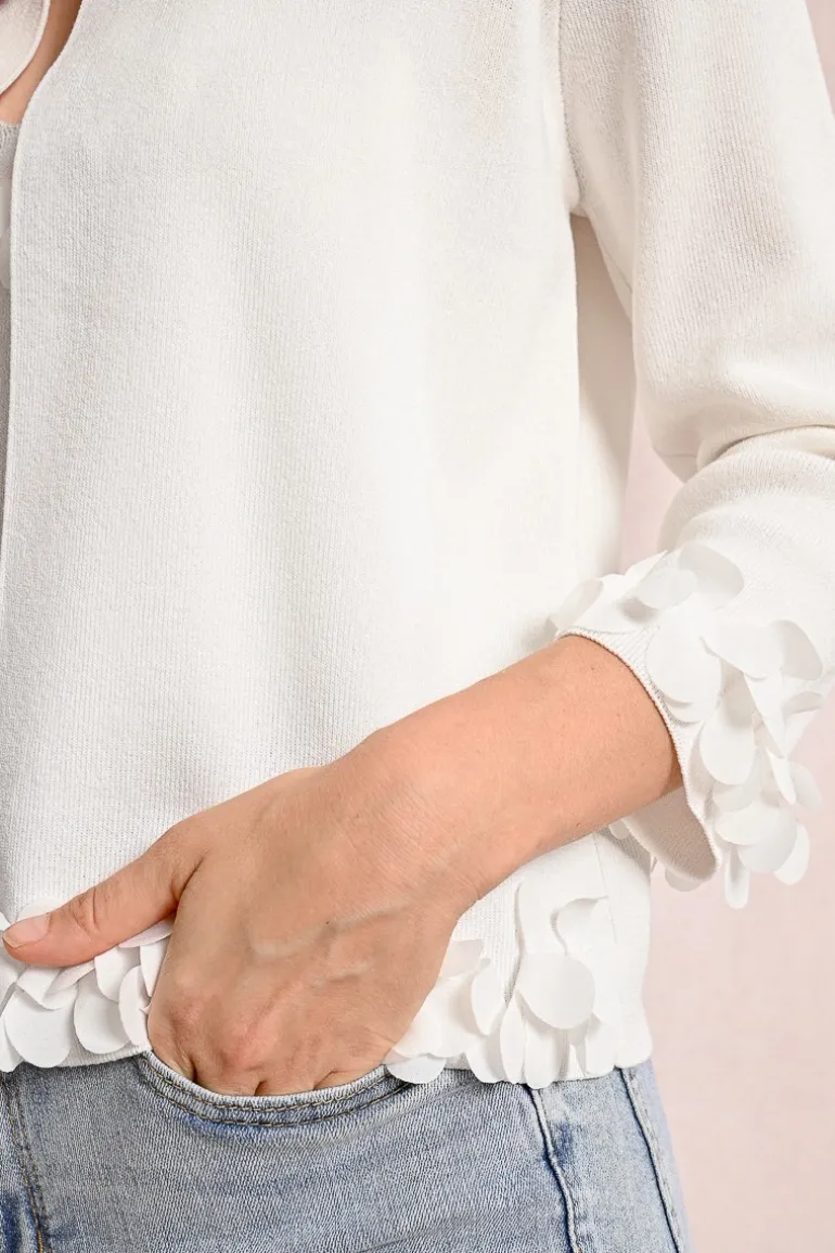 Cardigan ouvert et fantaisie