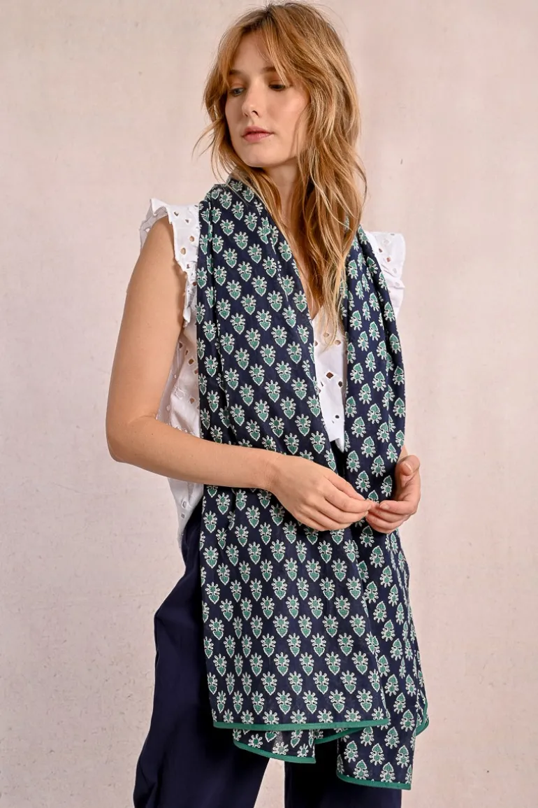 Foulard imprimé ethnique
