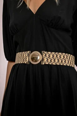 Large ceinture tressée à clipser