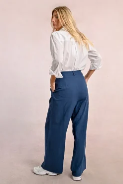 Pantalon droit à pinces