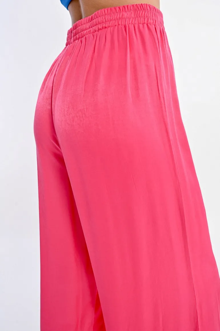 Pantalon fluide taille haute