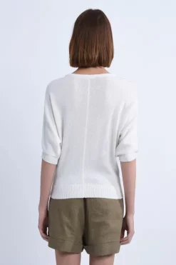 Pull fin emmanchure chauve souris