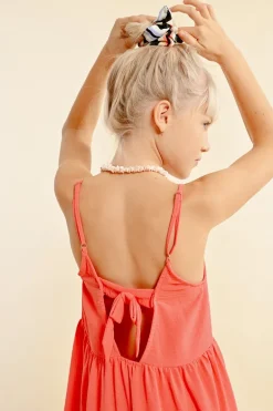 Robe courte à volants