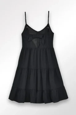 Robe courte à volants