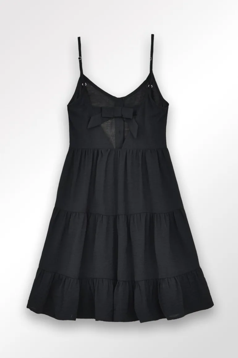 Robe courte à volants