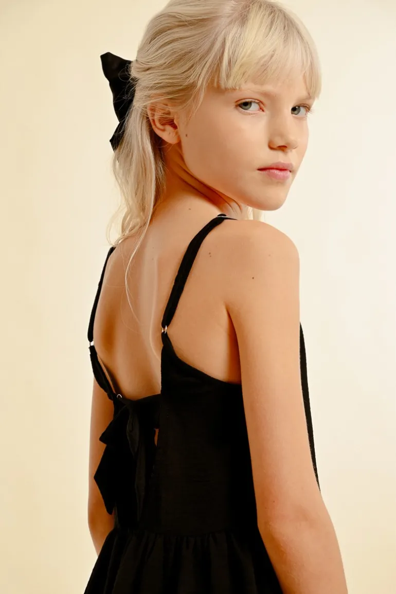 Robe courte à volants