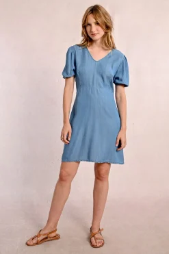 Robe courte en Tencel