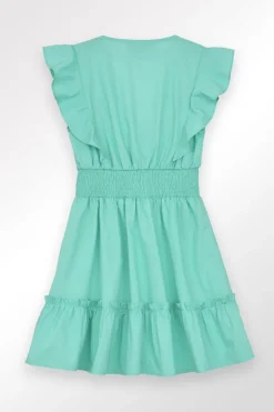 Robe courte en volume