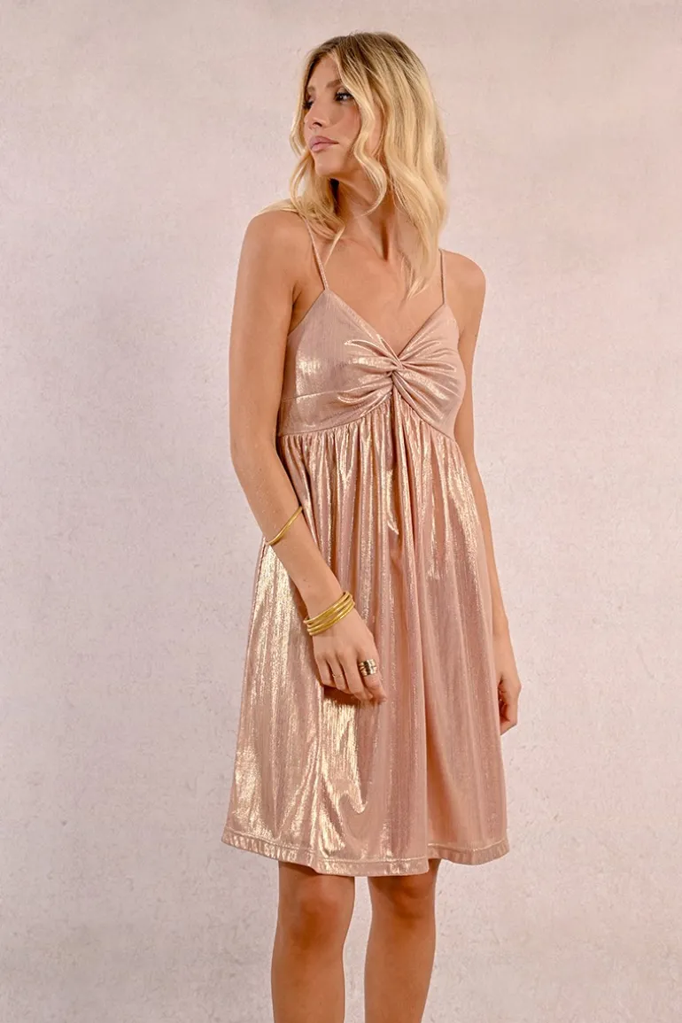 Robe courte irisée