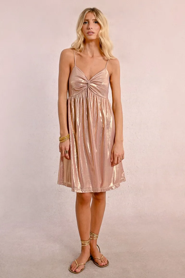 Robe courte irisée