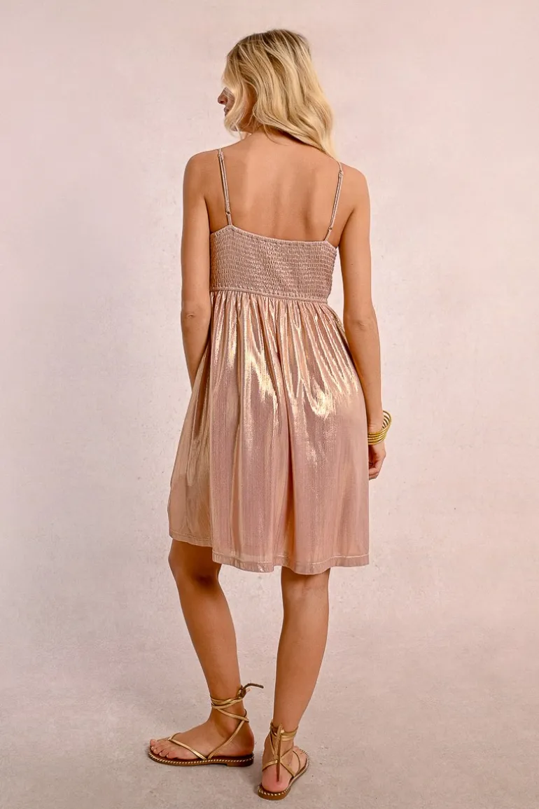 Robe courte irisée