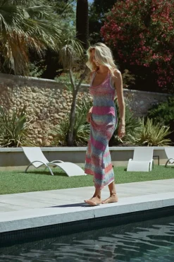 Robe de plage ajourée