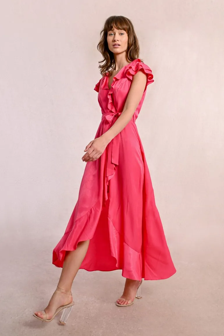 Robe longue asymétrique