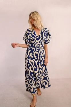 Robe longue imprimée