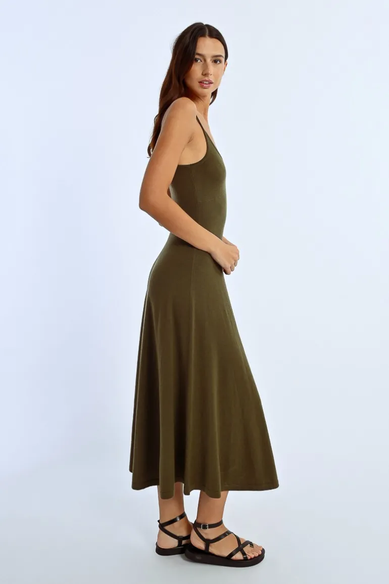 Robe longue évasée