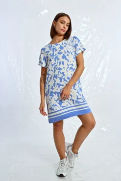 Robe t-shirt imprimée