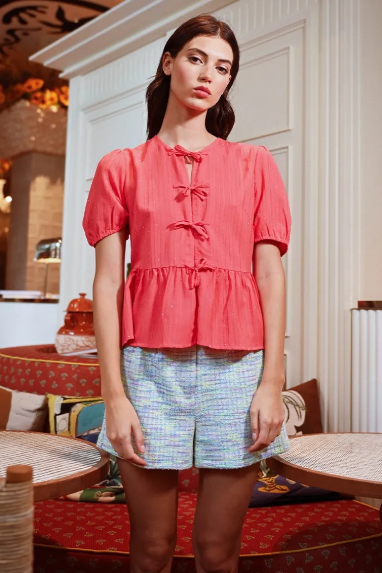 Short en tweed