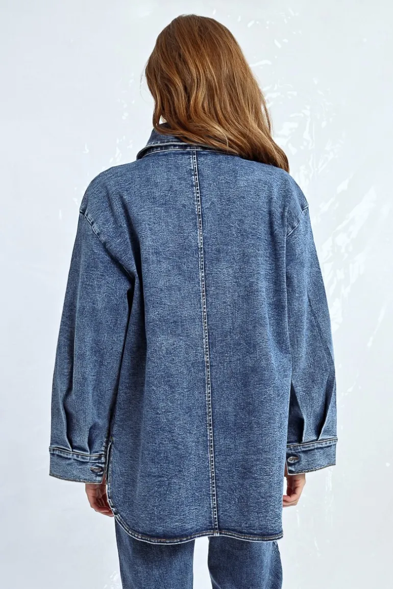 Surchemise en jean