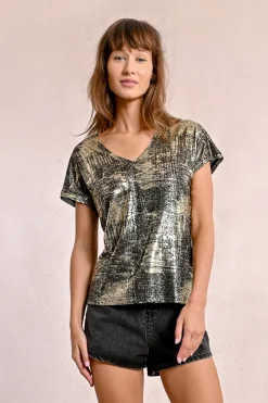 T-shirt métallisé
