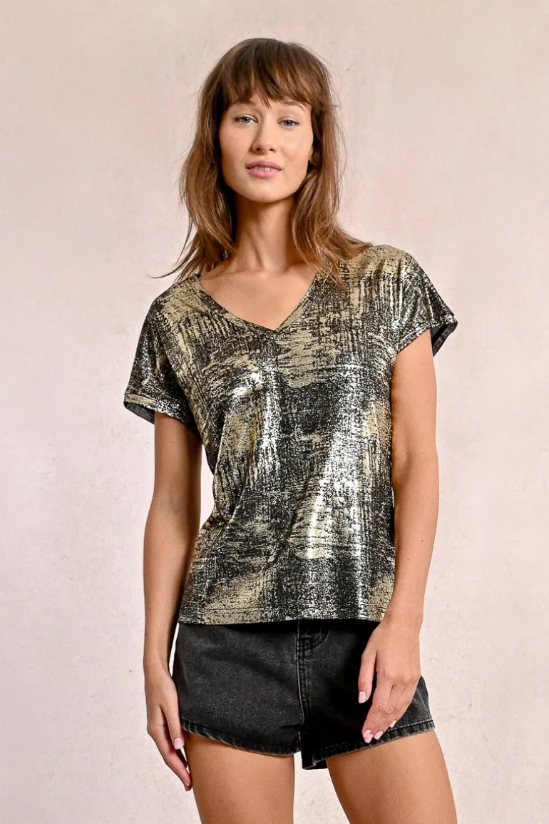 T-shirt métallisé