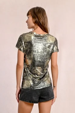 T-shirt métallisé