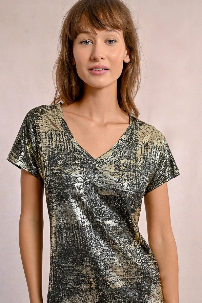 T-shirt métallisé