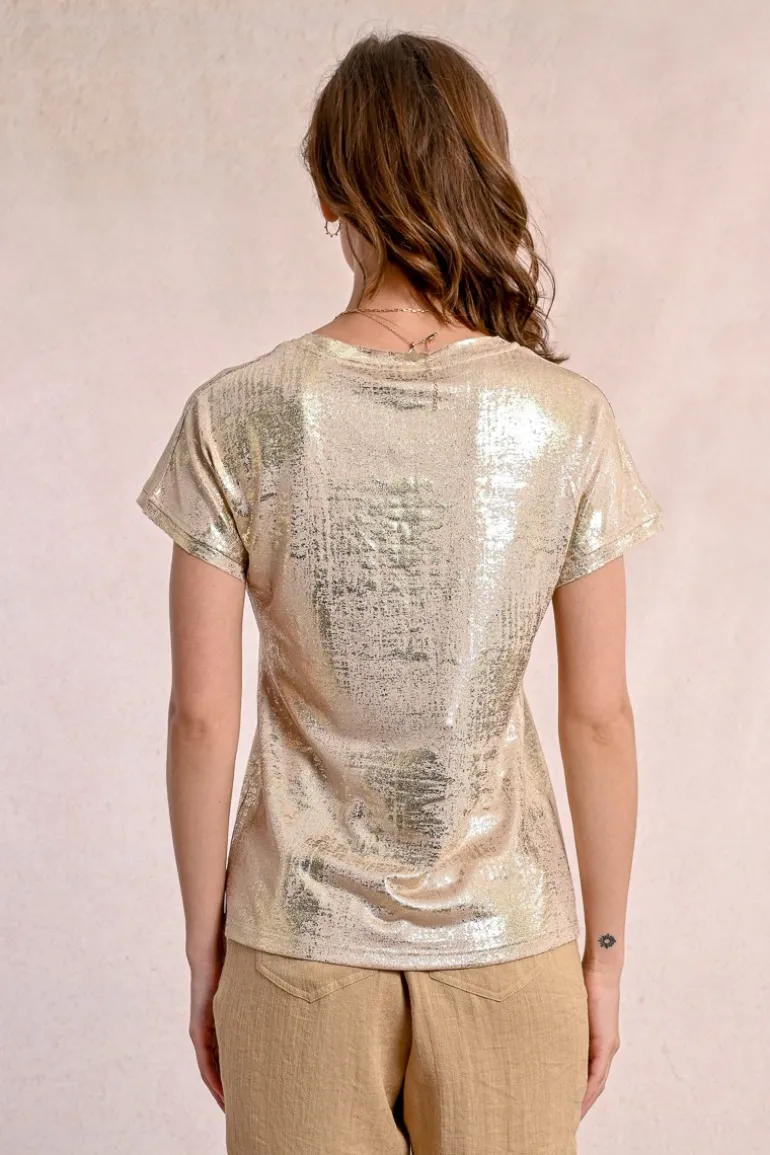 T-shirt métallisé