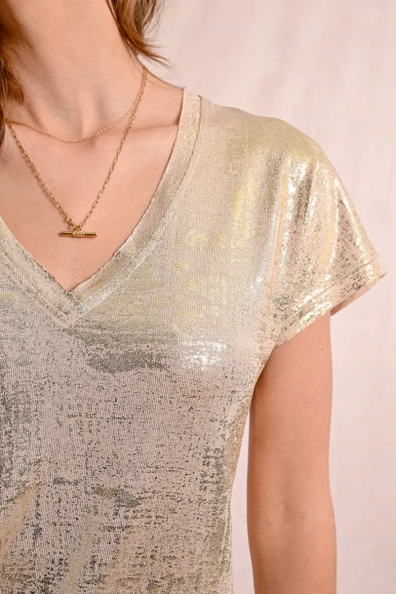 T-shirt métallisé