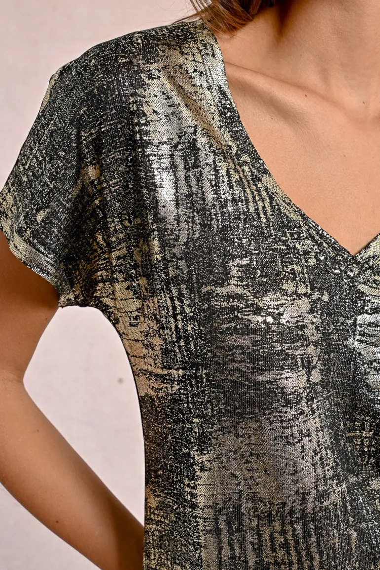 T-shirt métallisé