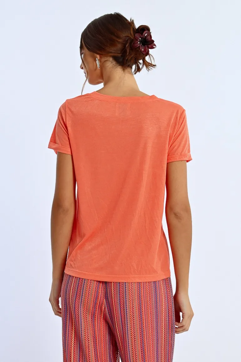 T-shirt semi-transparent