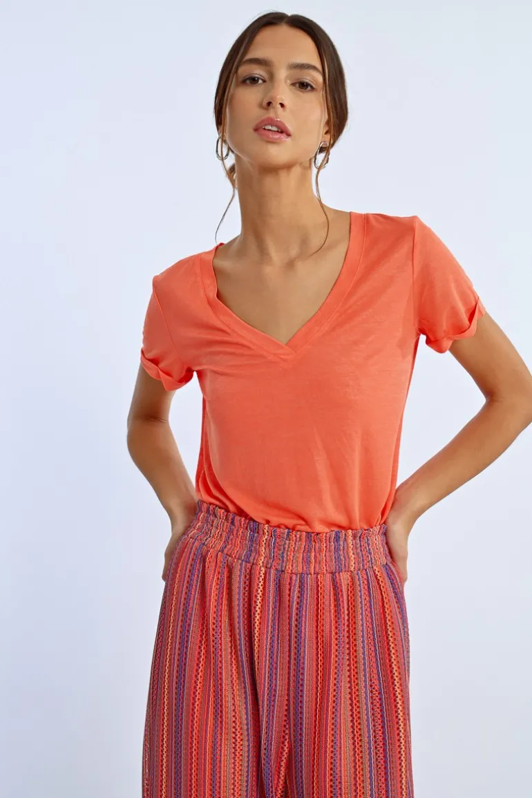 T-shirt semi-transparent