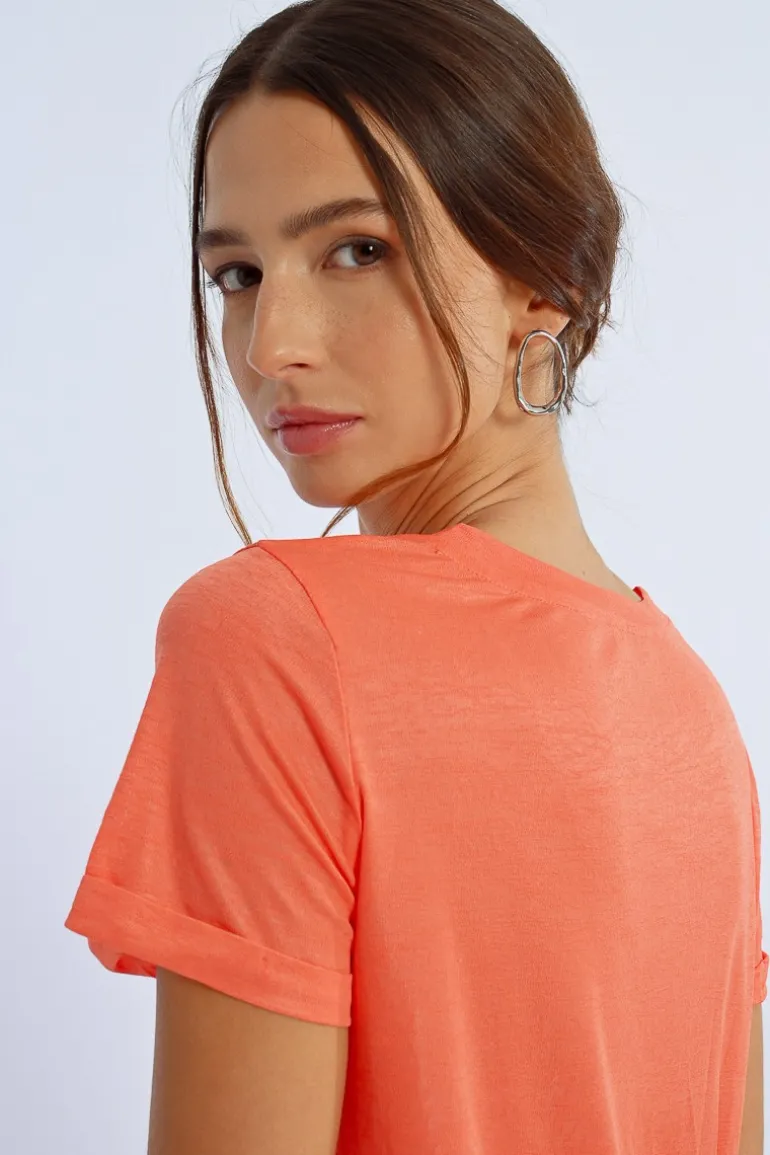 T-shirt semi-transparent